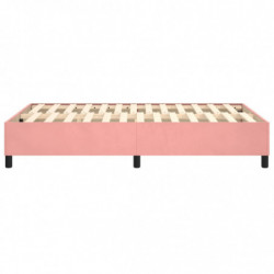 Boxspringbett Rosa 120x200 cm Samt