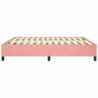 Boxspringbett Rosa 160x200 cm Samt