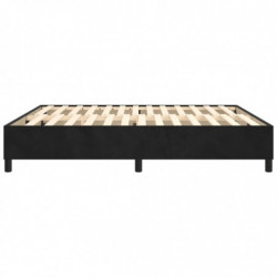 Boxspringbett Schwarz 180x200 cm Samt