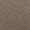 Bettgestell mit Kopfteil Taupe 200x200 cm Stoff