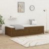 Tagesbett Honigbraun 75x190 cm 2FT6 Small Single Massivholz