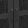 Lagerschrank Industrie-Stil Schwarz 70x40x115 cm Metall