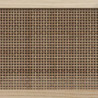 Sideboard Braun 60x30x70 cm Massivholz Kiefer und Natur-Rattan