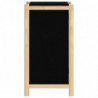 Sideboard Schwarz 62x38x70 cm Holzwerkstoff