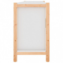 Sideboard Weiß 107x38x60 cm Holzwerkstoff