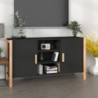 Sideboard Schwarz 107x38x60 cm Holzwerkstoff