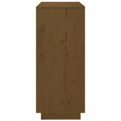 Sideboard Honigbraun 70x34x80 cm Massivholz Kiefer