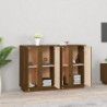 Sideboard Honigbraun 120x35x80 cm Massivholz Kiefer