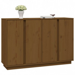 Sideboard Honigbraun 120x35x80 cm Massivholz Kiefer