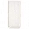 Sideboard Weiß 120x35x80 cm Massivholz Kiefer