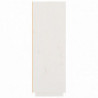 Highboard Weiß 60x40x116,5 cm Massivholz Kiefer