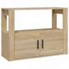 Sideboard Sonoma-Eiche 80x30x60 cm Holzwerkstoff