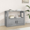 Sideboard Grau Sonoma 80x30x60 cm Holzwerkstoff