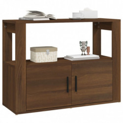 Sideboard Braun Eichen-Optik 80x30x60 cm Holzwerkstoff