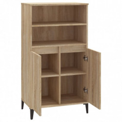 Highboard Sonoma-Eiche 60x36x110 cm Holzwerkstoff