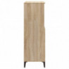 Highboard Sonoma-Eiche 60x36x110 cm Holzwerkstoff