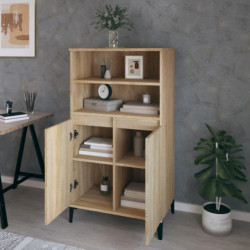 Highboard Sonoma-Eiche 60x36x110 cm Holzwerkstoff