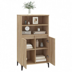 Highboard Sonoma-Eiche 60x36x110 cm Holzwerkstoff