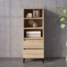 Highboard Sonoma-Eiche 40x36x110 cm Holzwerkstoff