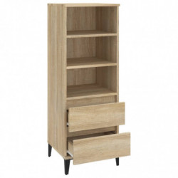 Highboard Sonoma-Eiche 40x36x110 cm Holzwerkstoff