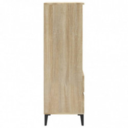 Highboard Sonoma-Eiche 40x36x110 cm Holzwerkstoff