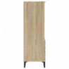 Highboard Sonoma-Eiche 40x36x110 cm Holzwerkstoff