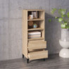 Highboard Sonoma-Eiche 40x36x110 cm Holzwerkstoff