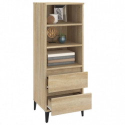 Highboard Sonoma-Eiche 40x36x110 cm Holzwerkstoff