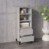 Highboard Betongrau 40x36x110 cm Holzwerkstoff