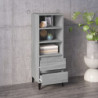 Highboard Grau Sonoma 40x36x110 cm Holzwerkstoff