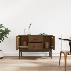 Sideboard Honigbraun 110x40x78 cm Massivholz Kiefer