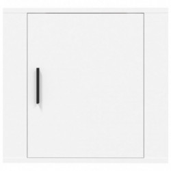 Wand-Nachttisch Weiß 50x30x47 cm