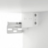 Wand-Nachttisch Weiß 50x30x47 cm
