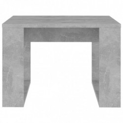 Beistelltisch Betongrau 50x50x35 cm Holzwerkstoff