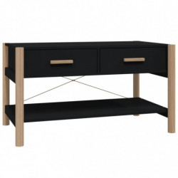 Couchtisch Schwarz 82x48x45 cm Holzwerkstoff