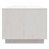 Couchtisch Weiß 110x50x40 cm Massivholz Kiefer