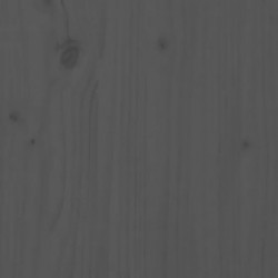 Couchtisch Grau 80x81x36,5 cm Massivholz Kiefer