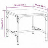 Couchtisch Braun Eichen-Optik 50x50x35 cm Holzwerkstoff