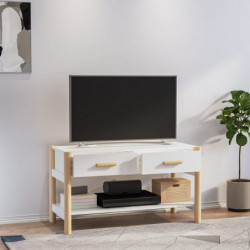 TV-Schrank Weiß 82x38x45 cm Holzwerkstoff