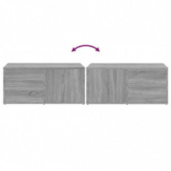 TV-Schrank Grau Sonoma 80x34x36 cm Holzwerkstoff