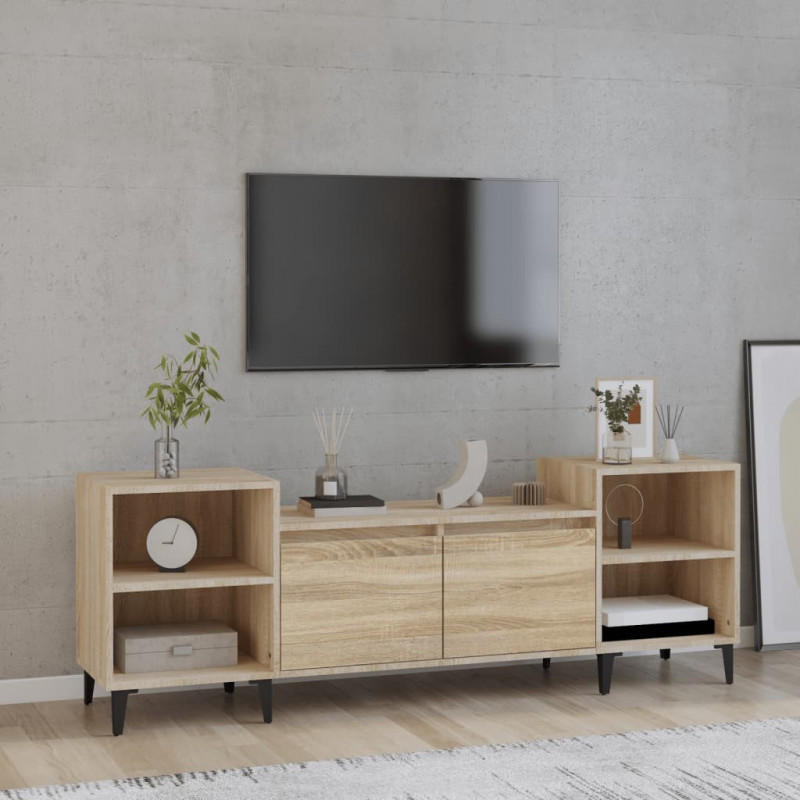 TV-Schrank Sonoma-Eiche 160x35x55 cm Holzwerkstoff