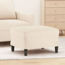 Fußhocker Creme 60x50x41 cm Samt