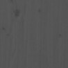 Sitzbank Grau 112,5x51,5x96,5 cm Massivholz Kiefer