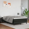 Boxspringbett Schwarz 120x200 cm Kunstleder