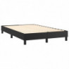 Boxspringbett Schwarz 120x200 cm Kunstleder