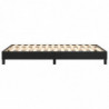 Boxspringbett Schwarz 120x200 cm Kunstleder