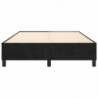 Boxspringbett Schwarz 140x190 cm Samt