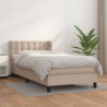 Boxspringbett mit Matratze Cappuccino-Braun 80x200cm Kunstleder