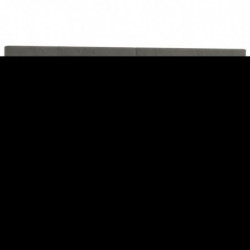 Boxspringbett mit Matratze & LED Dunkelgrau 140x200 cm Samt