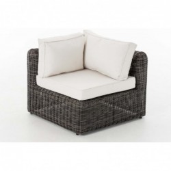 Eck-Sofa Marbella Cremeweiss 5mm